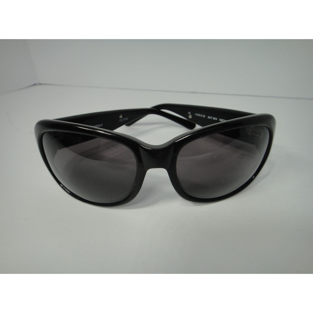 Juicy Couture Black Classic/S 807 BM Sunglasses Butterfly Floral Embellish Y2K